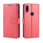 Retro Crazy Horse Texture Horizontal Flip Leather Case for Xiaomi Redmi 7, with Holder & Card Slots & Photo Frame (Red) - 1