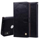 Business Style Oil Wax Texture Horizontal Flip Leather Case for Xiaomi Redmi S2, with Holder & Card Slots & Wallet (Black) - 1