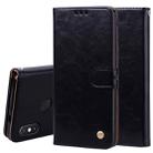 Business Style Oil Wax Texture Horizontal Flip Leather Case for Xiaomi Redmi Note 5 Pro, with Holder & Card Slots & Wallet (Black) - 1