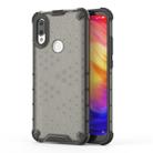 Shockproof Honeycomb PC + TPU Case for Xiaomi Redmi 7(Black) - 1