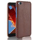 Shockproof Crocodile Texture PC + PU Case for Xiaomi Redmi Go (Brown) - 1