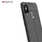 Litchi Texture TPU Case for Xiaomi Mi 6X / A2(Grey) - 4
