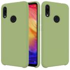 Solid Color Liquid Silicone Dropproof Protective Case for Xiaomi Redmi Note 7(Green) - 1