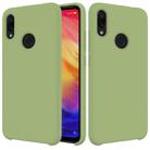 Solid Color Liquid Silicone Dropproof Protective Case for Xiaomi Redmi Note 7(Green) - 1