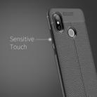 Litchi Texture TPU Protective Case for Xiaomi Mi 8(Black) - 4