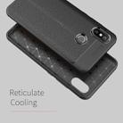 Litchi Texture TPU Protective Case for Xiaomi Mi  8(Red) - 3
