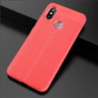Litchi Texture TPU Protective Case for Xiaomi Mi  8(Red) - 9