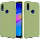 Solid Color Liquid Silicone Shockproof Full Coverage Case for Xiaomi Redmi 7(Green) - 1