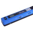 iScan01 Mobile Document Handheld Scanner with LED Display, A4 Contact Image Sensor(Blue) - 3
