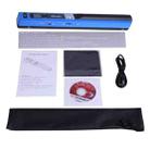 iScan01 Mobile Document Handheld Scanner with LED Display, A4 Contact Image Sensor(Blue) - 5