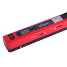 iScan01 Mobile Document Handheld Scanner with LED Display, A4 Contact Image Sensor(Red) - 3