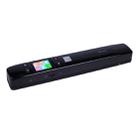 iScan02 Double Roller Mobile Document Portable Handheld Scanner with LED Display,  Support 1050DPI  / 600DPI  / 300DPI  / PDF / JPG / TF(Black) - 1