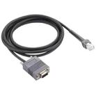2m RS232 to RJ45 Scanner Serial Data Cable for Symbol LS2208(Grey) - 1
