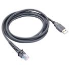 2m USB A Male to RJ45 Scanner Serial Data Cable for Symbol LS2208 / 2208AP / LS4278(Grey) - 1