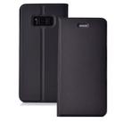 Ultra-thin Pressed Magnetic TPU+PU Leather Case for Galaxy S8, with Card Slot & Holder - 1