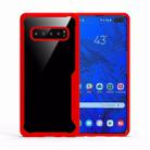 Transparent PC + TPU Full Coverage Shockproof Protective Case for Galaxy S10+ (Red) - 1