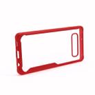 Transparent PC + TPU Full Coverage Shockproof Protective Case for Galaxy S10+ (Red) - 2