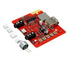 LDTR-WG0183 Stereo Audio Amplifier Module Wireless Bluetooth Receiver, USB Power, Support TF AUX (Red) - 1