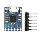 LDTR-WG0240 CP2102 Micro USB To TTL/Serial Module Downloader for Arduino (Blue) - 1