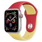 Double Colors Silicone Watch Band for Apple Watch Series 3 & 2 & 1 42mm - 1