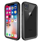 For iPhone XR 2m Waterproof Snowproof 2m Shockproof Dustproof PC+Silicone Case (Black) - 1