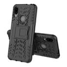 Tire Texture TPU+PC Shockproof Phone Case for Xiaomi Redmi Note 7, with Holder - 1