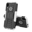 Tire Texture TPU+PC Shockproof Phone Case for Xiaomi Redmi Note 7, with Holder - 1