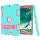 Contrast Color Silicone + PC Shockproof Case for iPad Air 2019 10.5 inch / Pro 10.5 inch, with Holder - 1