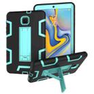 Contrast Color Silicone + PC Shockproof Case for Galaxy Tab A 8.0 (2018) / T387, with Holder - 1