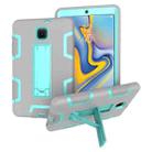 Contrast Color Silicone + PC Shockproof Case for Galaxy Tab A 8.0 (2018) / T387, with Holder - 1
