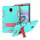 Contrast Color Silicone + PC Shockproof Case for Galaxy Tab A 10.5 T590, with Holder - 1
