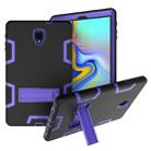 Contrast Color Silicone + PC Shockproof Case for Galaxy Tab A 10.5 T590, with Holder - 1