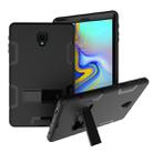 Contrast Color Silicone + PC Shockproof Case for Galaxy Tab A 10.5 T590, with Holder - 1