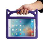 Cat Ear Shape Shockproof EVA Bumper Case for iPad mini 5 (2019) / mini 4, with Handle & Holder - 1