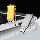 MicroDrive 4GB USB 2.0 Creative Personality Metal U Disk with Hook (Gold) - 5