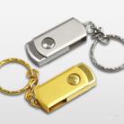 MicroDrive 4GB USB 2.0 Creative Personality Metal U Disk with Hook (Gold) - 6