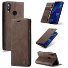 CaseMe Multifunctional Retro Frosted Horizontal Flip Leather Case for Huawei P Smart 2019 /  Honor 10 Lite, with Card Slots & Holder & Wallet - 1