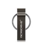 MicroDrive 8GB USB 2.0 Metal Keychain U Disk (Black) - 1