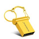 MicroDrive 8GB USB 2.0 Metal Mini USB Flash Drives U Disk (Gold) - 1