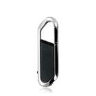 MicroDrive 4GB USB 2.0 Creative Carabiner Metal USB Flash Drives U Disk (Black) - 1