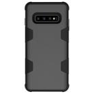 Contrast Color Silicone + PC Shockproof Case for Galaxy S10+ (Black) - 2