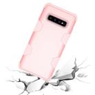 Contrast Color Silicone + PC Shockproof Case for Galaxy S10+ (Rose Gold) - 6