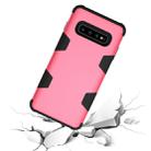 Contrast Color Silicone + PC Shockproof Case for Galaxy S10+ (Rose Red) - 6