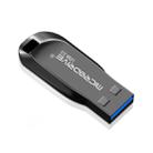 MicroDrive 16GB USB 3.0 Fashion High Speed Metal Rotating U Disk (Black) - 1