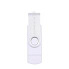 MicroDrive 32GB USB 2.0 Mobile Computer Dual-use Rotating OTG Metal U Disk (White) - 1