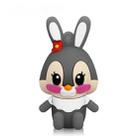 MicroDrive 8GB USB 2.0 Creative Cute Rabbit U Disk (Grey) - 1