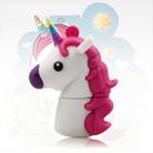 MicroDrive 16GB USB 2.0 Creative Unicorn Shape U Disk (White) - 1