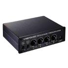 LINEPAUDIO B981 Pro 8-ch Pre-amplifier Speaker Distributor Switcher Speaker Comparator, Signal Booster with Volume Control & Earphone / Monitor Function (Black) - 1