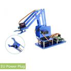 Waveshare 4-DOF Metal Robot Arm Kit for Raspberry Pi (Europe), Bluetooth / WiFi Remote Control, EU Plug - 1