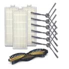 XI216 A Pair K614 Side Brushes + 3 PCS I207 Filters +I202 Main Brush Sets for ILIFE A4 - 1